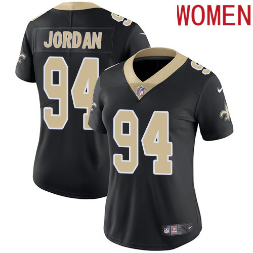 2019 Women New Orleans Saints #94 Jordan black Nike Vapor Untouchable Limited NFL Jersey